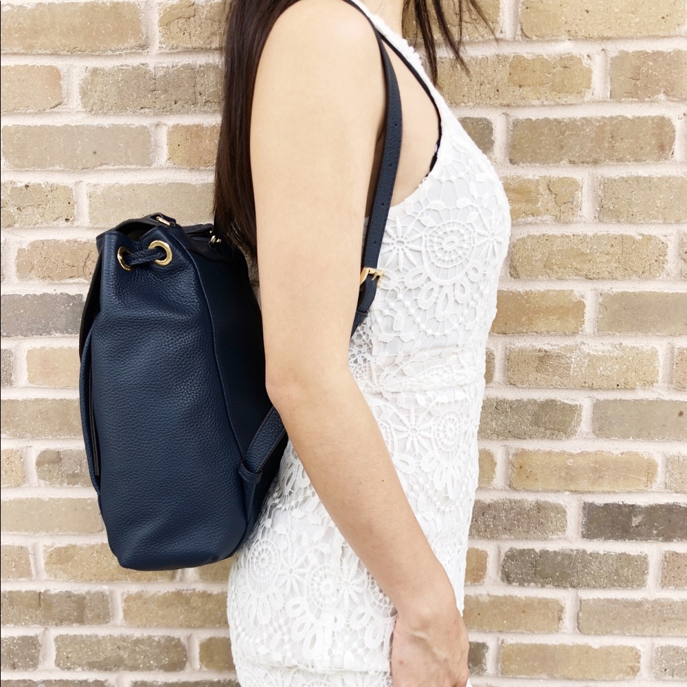 Gaby’sBags👜💕- Michael Kors Large Backpack Navy - Picture 3 of 8